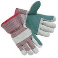 Lucas Jackson Industrial Standard Shoulder Split Gloves  Double Leatherpalm  Rubberized Safety Cuff LU438277